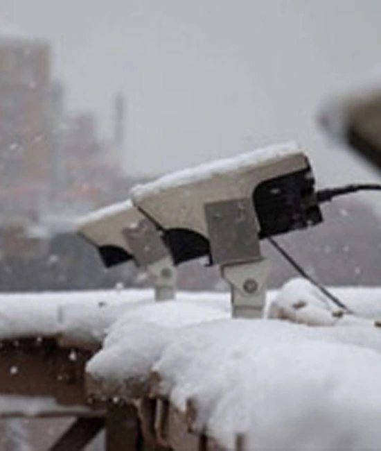 Applicazione della telecamera CCTV per ambienti estremamente freddi