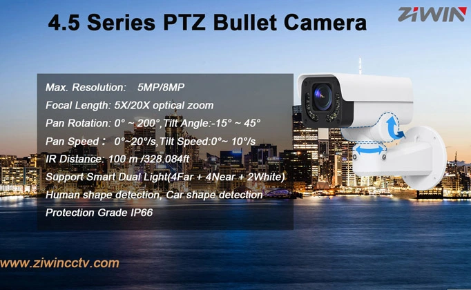 Telecamera Bullet PTZ serie 4.5