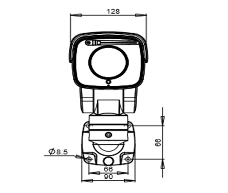 ZN-SPB2581V50-ES 8MP 25X  IRTelecamera Bullet PTZ di rete 