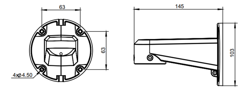 ZN-IRS2081R4E-ES telecamera Speed Dome di rete IR da 4 pollici 8MP 20x