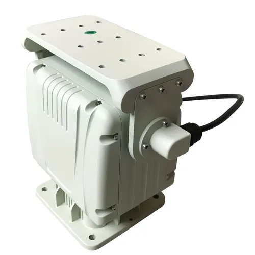 Mini posizionatore a testa inclinabile per esterni con ingranaggio a vite senza fine a velocità variabile 10kg (20,05ib) capacità di carico