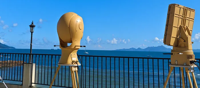 Applicazione della telecamera CCTV per la sorveglianza marittima